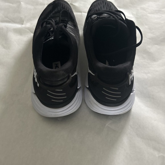 Hoka One One Gaviota 4 Mens Sz 13 Running Walking Sneakers Cushion Black White - Picture 5 of 9